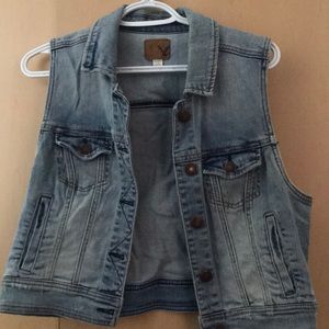 Denim American Eagle vest